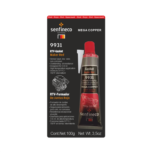 9931 - Rtv Silicone Red